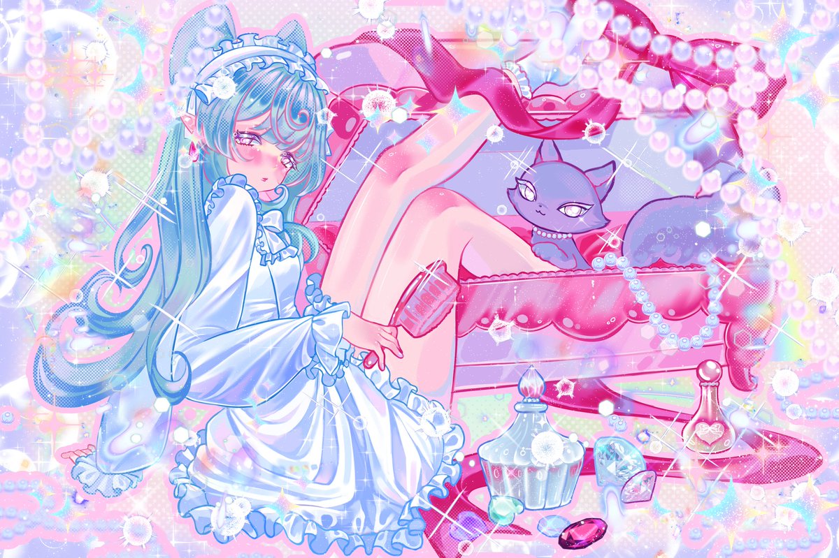 13wmel's tweet image. MIZUKI × ジュエルキャット💎