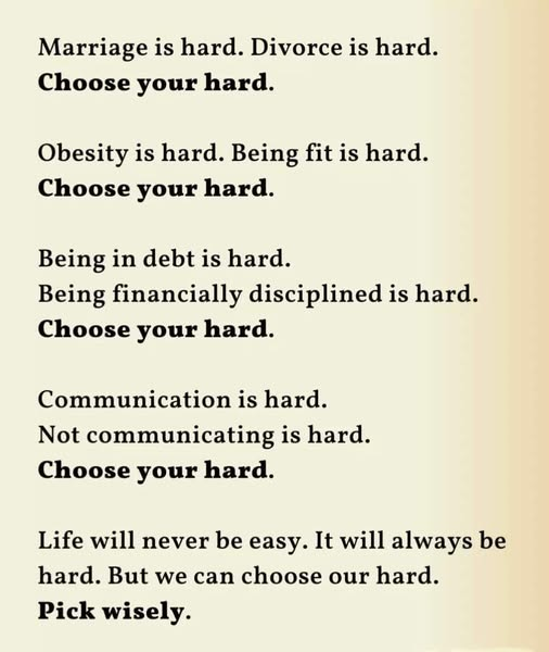 Choose your hard...🔥🔥