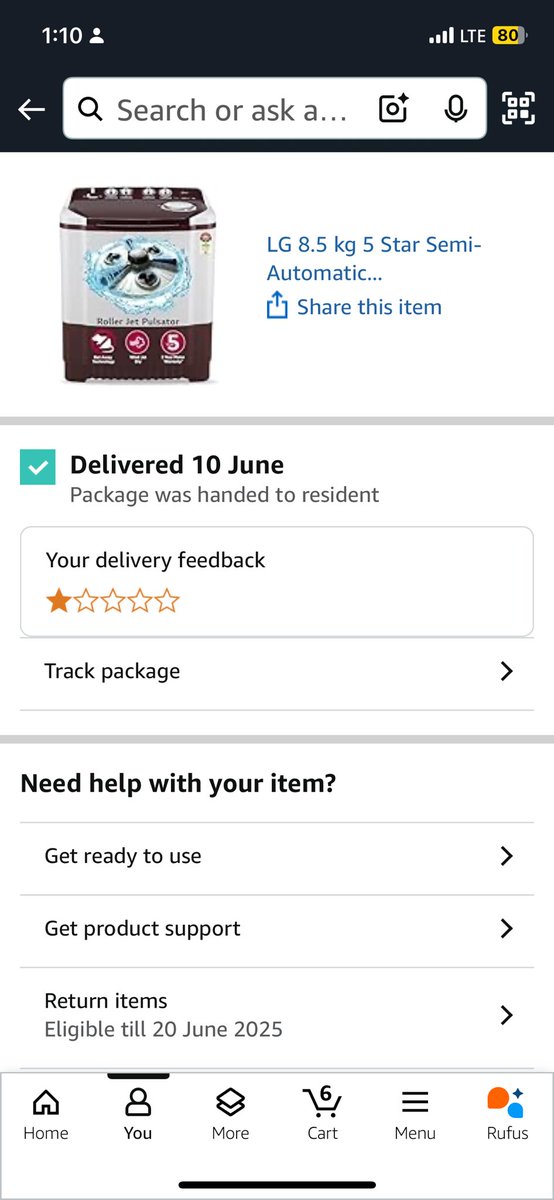 Weber47159203's tweet photo. @amazonIN @amazon @LGIndia @LGE_Global Brought LG 5 star semi automatic ac from amazon , product received is damaged also opted premium installation service not received  . Talk to them no associate of LG has visit me for inspection, Refund the amount I have spent FA https://t.co/e7O084ca7S