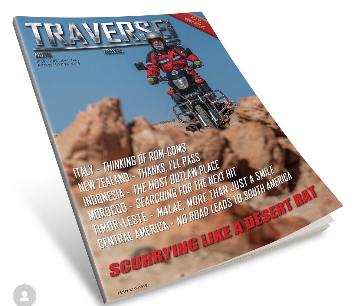TRAVERSE Issue 48, out now, get your digital copy here - joom.ag/gKsd - or download a pdf here - traverse-magazine.com/shop - you won't find more motorcycle travel, adventure, and inspiration anywhere for less.

traverse-magazine.com

#moto #travel #culture