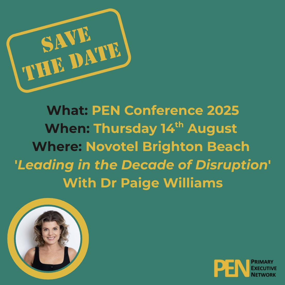 Registrations open soon! <a href="/NSWEducation/">NSW Dept of Education</a> <a href="/PENConference/">Primary Exec Network</a>.