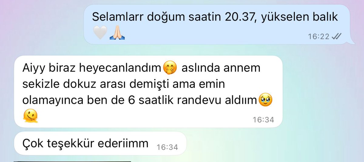 Yükselen balıklar ve doğum saatlerinden duydukları şüphe.. 🤔❤️