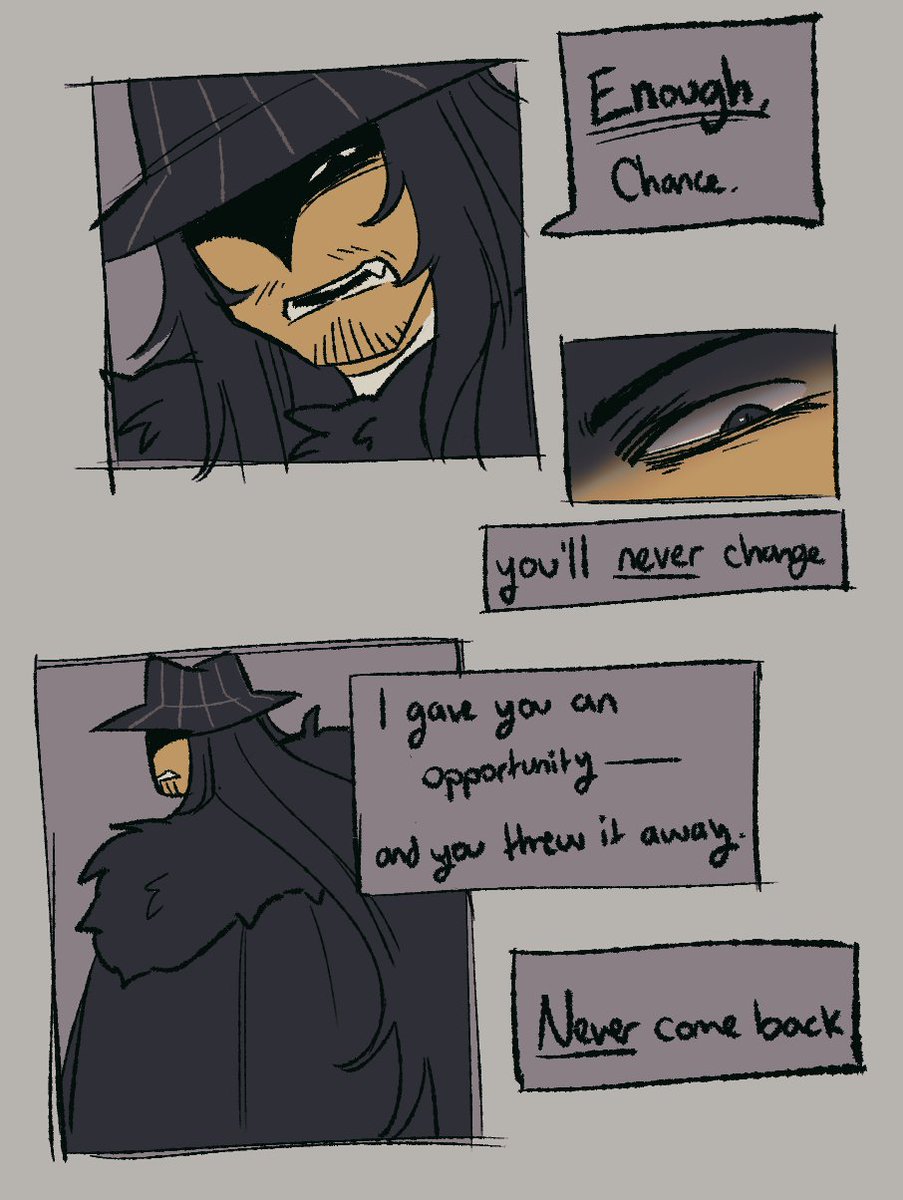 alephkiss's tweet photo. New home (Pt 4 - Alternate ending) 

So many of you were asking, what would've happened if there was a bad ending? .. well..

#doublefedora https://t.co/SFxvCH8PVq