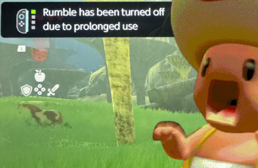 GoNintendoTweet's tweet photo. Switch 2 will automatically turn off rumble after "prolonged use" https://t.co/R8PcETGL1X https://t.co/r34f4FY1L1