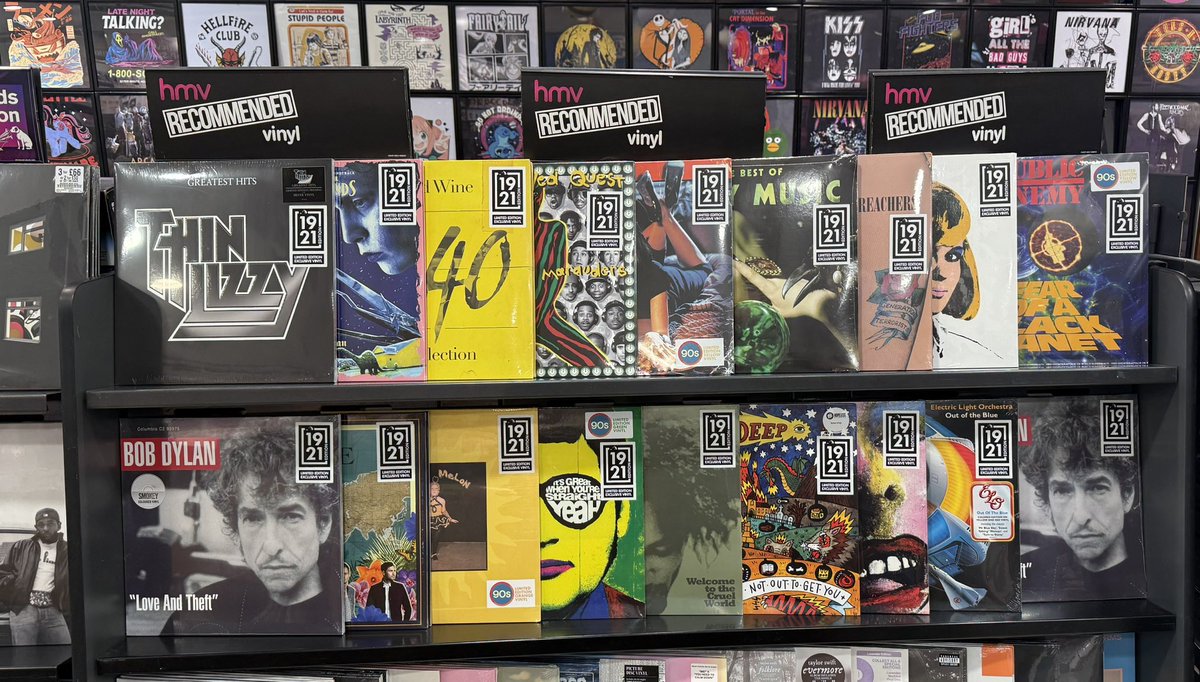 hmv Vinyl Day titles are ready and waiting for you! First come, first served, no reservations! #hmvlovesvinyl