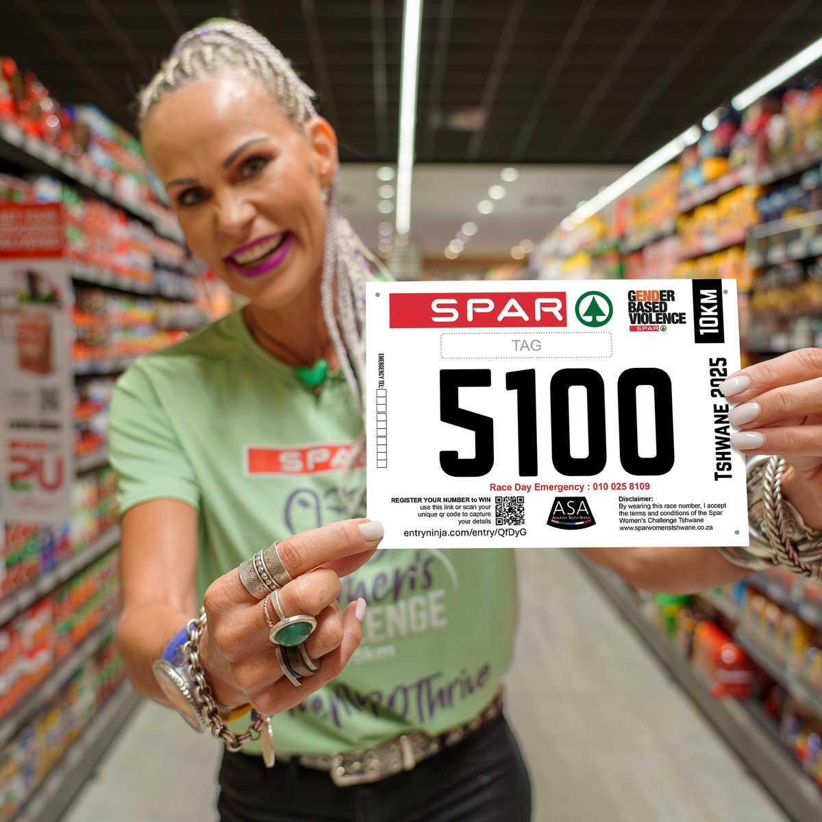 🚨 Don't forget to register! 🚨
If you’ve entered #SPARWomensChallengeTshwane, it’s time to lock in your race number!

📲 Simply scan the QR code &amp; register to make sure you’re race-day ready!
✅ Quick
✅ Easy
✅ Essential

Let’s get you to that start line 🏁

#Twenty20Thrive