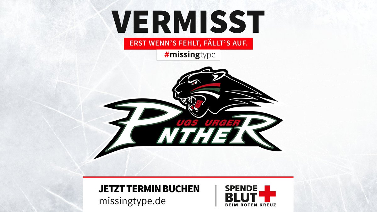 aevpanther's tweet image. Erst wenn’s fehlt, fällt’s auf! Wir brauchen Dein A, B, AB und 0. Nicht für unser Logo, sondern für chronisch Kranke und Verletzte in Deutschland. Aufgrund der begrenzten Haltbarkeiten von Blutpräparaten ist und bleibt kontinuierliches Engagement essenziell! #missingtype