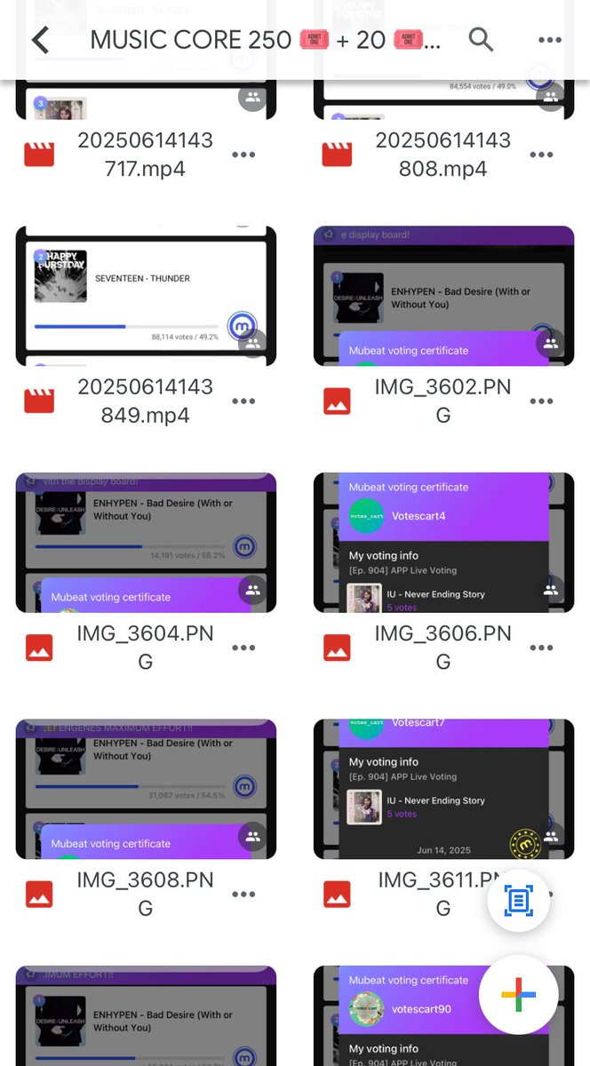 #votes_cartproofs 🛒 MUBEAT | LIVE VOTE

Sold 250🎟️ + 20 🎟️ BONUS on MUSIC CORE for #IU 

Purchased by : anonymous 

Thank you so much for trusting! 💚🫶
