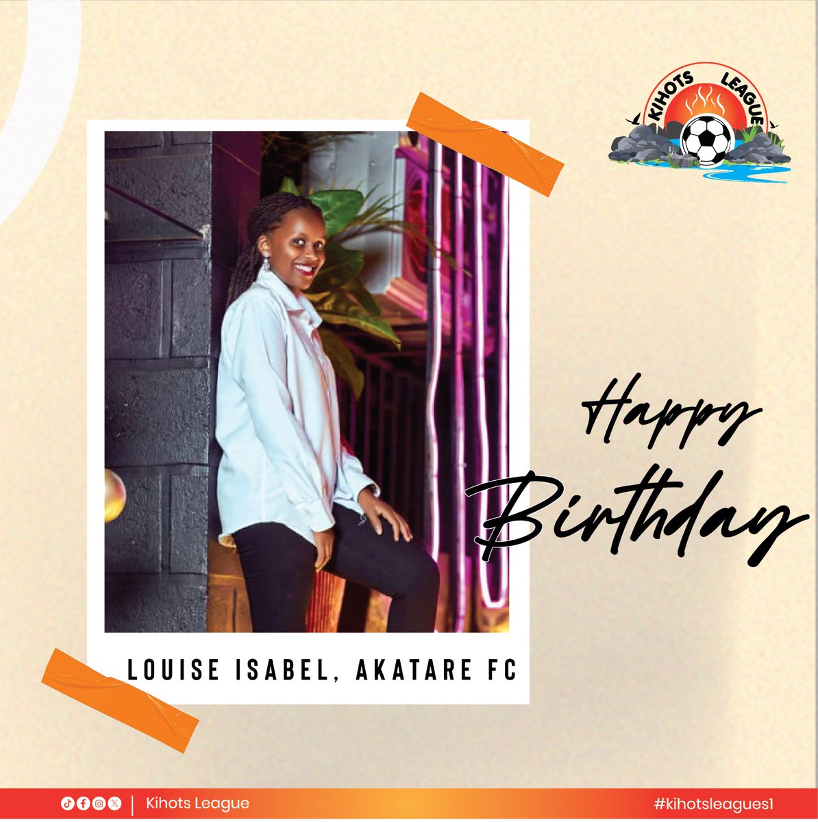 KIHOTS LEAGUE 🥇⚽️ (@kihotsleague) on Twitter photo We celebrating <a href="/Akatare2015/">Akatare FC</a>'s Lead Advisor today. Happy Birthday Louise from us at <a href="/KihotsLeague/">KIHOTS LEAGUE 🥇⚽️</a>. Enjoy your day. We celebrating <a href="/Akatare2015/">Akatare FC</a>'s Lead Advisor today. Happy Birthday Louise from us at <a href="/KihotsLeague/">KIHOTS LEAGUE 🥇⚽️</a>. Enjoy your day.
