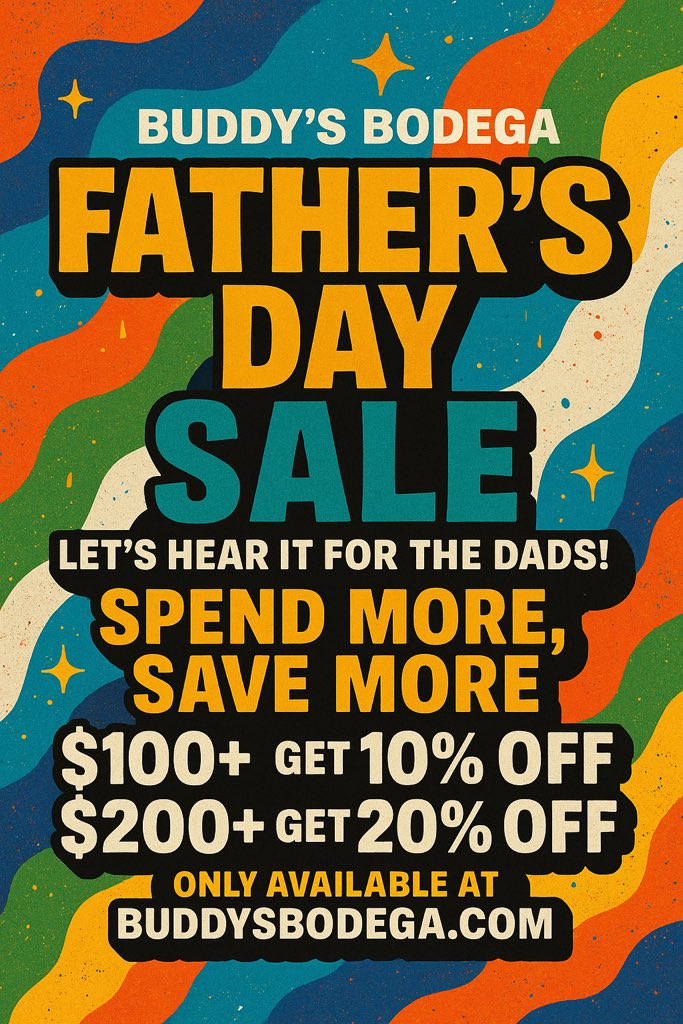 Buddy’s Bodega (@buddysbodega) on Twitter photo Mom gets flowers on Mother’s Day. It’s only right that dad should get some too!
Visit buddysbodega.com and take advantage of our Father’s Day sale while you can.
<a href="/BuddysBodegaCA/">buddysbodega.ca</a>
#BuddysBodega #FathersDay #Sale #Ca #Ny #GoGreen #SpreadGreenNotHate Mom gets flowers on Mother’s Day. It’s only right that dad should get some too!
Visit buddysbodega.com and take advantage of our Father’s Day sale while you can.
<a href="/BuddysBodegaCA/">buddysbodega.ca</a>
#BuddysBodega #FathersDay #Sale #Ca #Ny #GoGreen #SpreadGreenNotHate