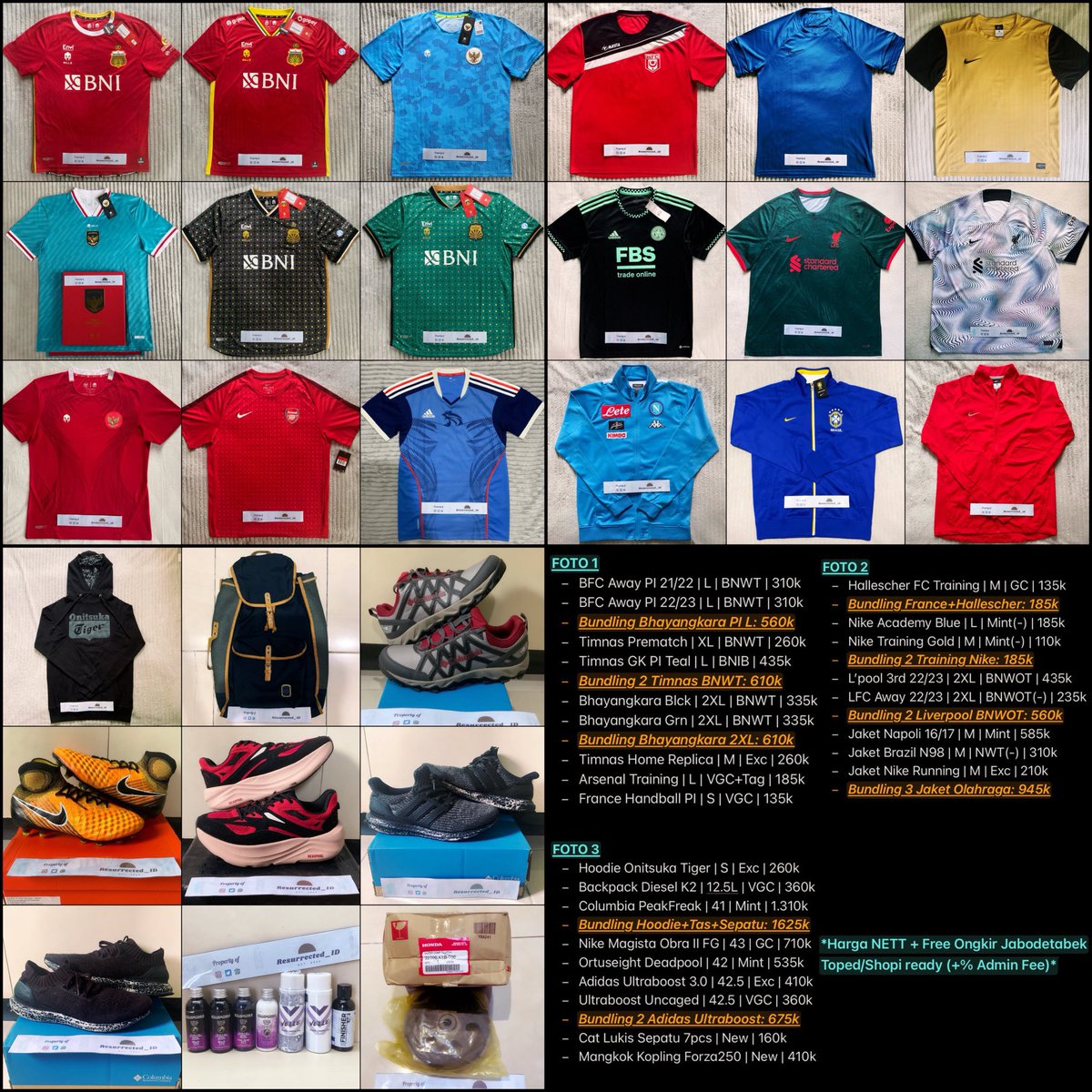 Original #jersey4sale
Foto &amp; Detail lengkap item di IG,Toped/Shopi (Link di Bio)
WA 087883094159
Izin tag 🙏 <a href="/Jerseyforum/">The OG Indonesian Blokecore</a> <a href="/fajarrusalem/">Fajar Ramadhan</a> <a href="/TitipLawas/">Titip Lawas</a> <a href="/adipati_store/">Adipati Store</a> <a href="/RCJerseyOri/">#RCJerseyOri Football Shop</a> <a href="/NangorianSports/">ig: nangoriansports | 🇮🇩🍉</a> <a href="/jerseysneil/">#lelangsneil</a> <a href="/futebolre/">Futebol Originale</a> <a href="/jersey_ciamikk/">Follow IG @Jerseyciamik</a> <a href="/GugunDwiGunawa2/">Gugun Dwi Gunawan</a> <a href="/jerseycadangan/">Jersey Cadangan</a> <a href="/Officialkjti/">Kolektor Jersey Timnas Indonesia</a>