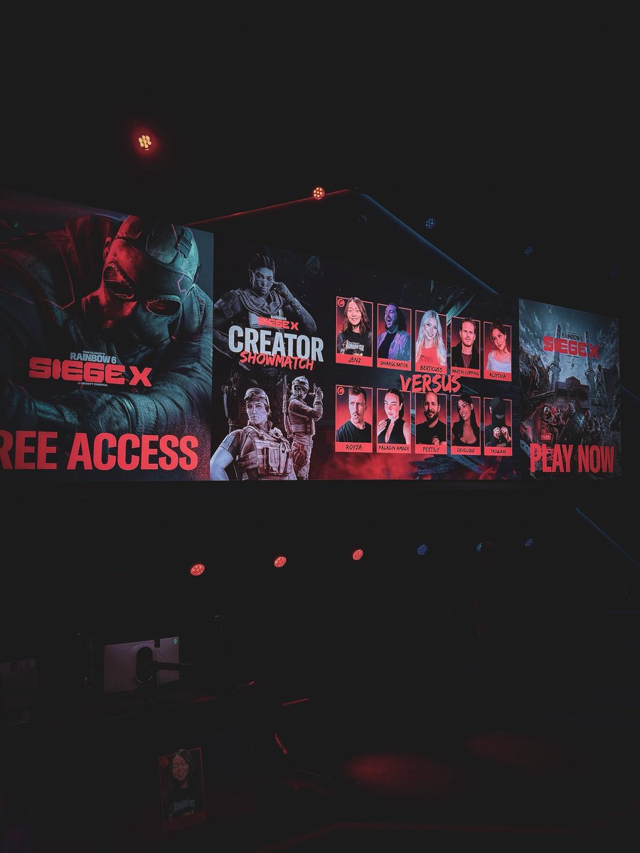 Jenz (@jenzlinger) on Twitter photo We are live for the Siege X creator showcase thanks to <a href="/UbisoftANZ/">Ubisoft ANZ</a>
I am honored to be captaining again and hopefully keep our winning streak going! 🔥
#sponsored #siegex We are live for the Siege X creator showcase thanks to <a href="/UbisoftANZ/">Ubisoft ANZ</a>
I am honored to be captaining again and hopefully keep our winning streak going! 🔥
#sponsored #siegex