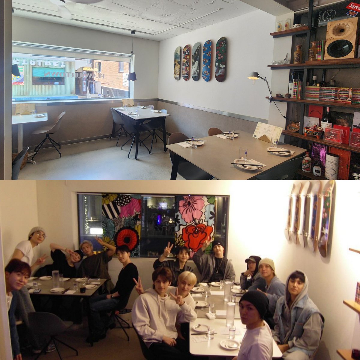 주말엔 셉민수👯‍♀️
📍플레이버타운

테이블에 포카 내놓고 있다가 사장님이 보시고 알아서 싸인을 대령(?)해주심 ㅋㅋ 
족발튀김은 동파육st로 살살 녹고 랍스터가 쫄깃해요👍
딸기코코넛케이크는 명성대로 딸기가득해서 맛있다! 시즌종료로 오늘까지만이래서 럭키디노임!