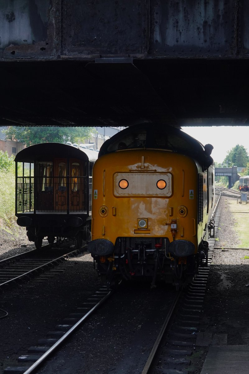 A montage of Deltic 55019 Royal Higland Fusilier at the GCR 13/06/2025 <a href="/DelticPS/">Deltic Preservation</a> <a href="/GcrGreat/">Great Central Railway</a>