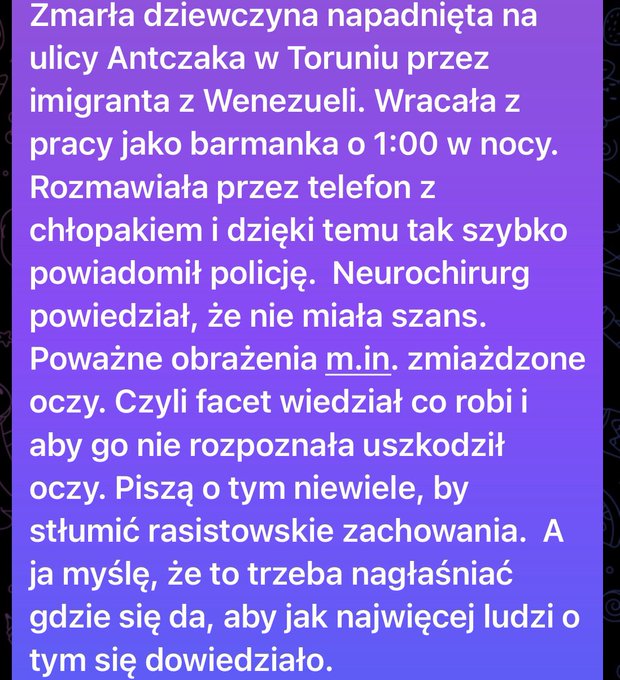 Morderca. Przyjechał jako "legalny".