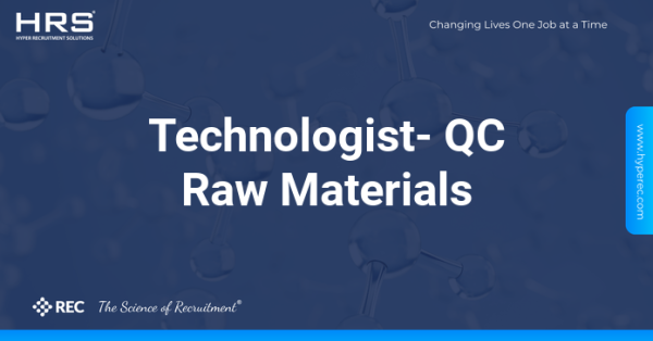Take a look at one of our latest roles! Technologist- QC Raw Materials, £21 - £21 Per Hour - #SiteBased. tinyurl.com/29k75cpy