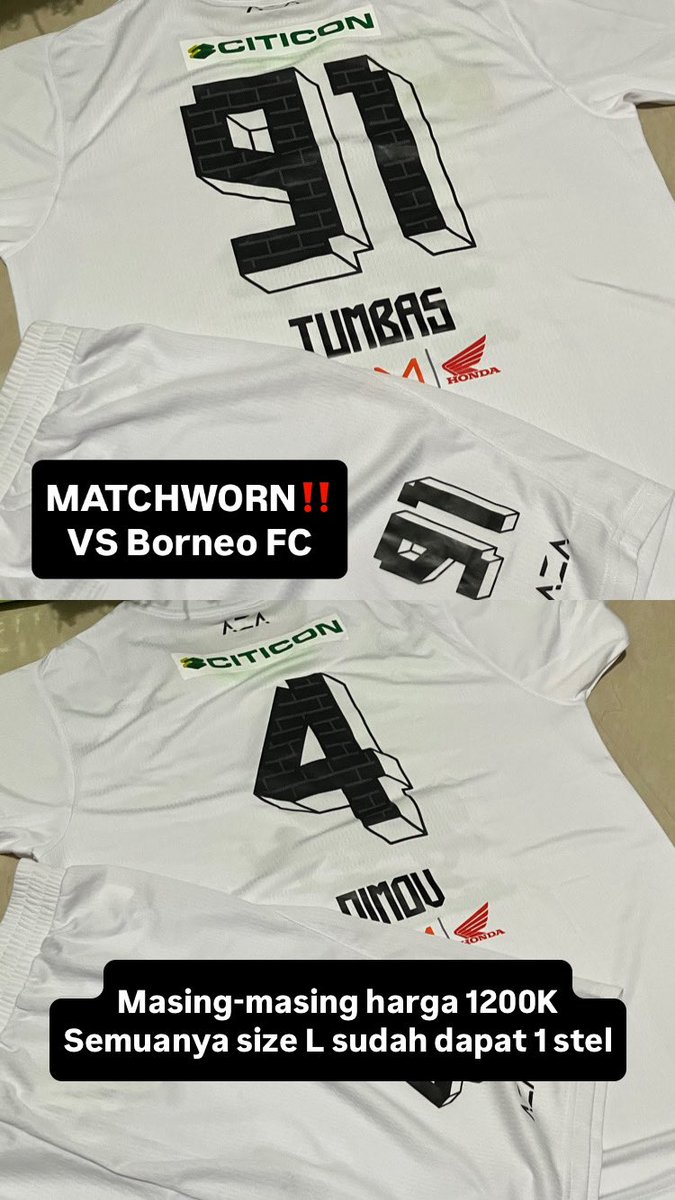 #Jersey4Sale izin tag, NEGOIN‼️
<a href="/Jerseyforum/">The OG Indonesian Blokecore</a> <a href="/fajarrusalem/">Fajar Ramadhan</a> <a href="/jerseysneil/">#lelangsneil</a> <a href="/adipati_store/">Adipati Store</a> <a href="/TitipLawas/">Titip Lawas</a> 

Jersey, size, harga dan kondisi sudah tertera di gambar ya
Untuk detail monggo DM atau WA 0859106876726
Pengiriman semuanya dari Surabaya 🙌
Rekber? bisa banget nambah admin 8%