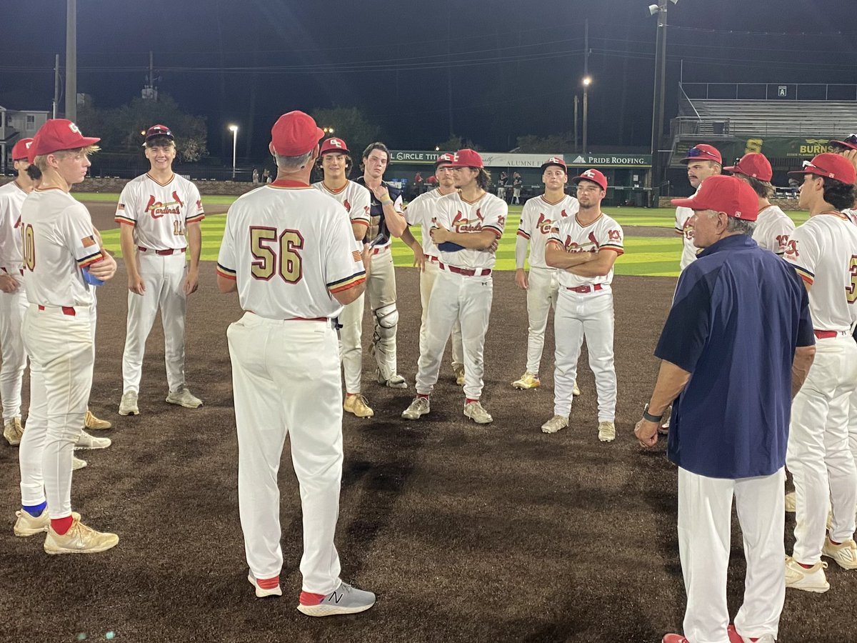 That’s a Winner! Cards (8-1) defeat the Acadiana Cajuns 5-0 at Southeastern on Friday night. 

Top Performers 

At the plate,

<a href="/Luca_Salt9/">Luca Saltaformaggio</a> 1-2 Double &amp; 2 runs scored

<a href="/Blazerodriguez_/">Blaze Rodriguez</a> 2-3 2 Doubles &amp; RBI

<a href="/wmuller15/">Will Muller</a> 1-2 &amp; 2 runs scored

On the mound, combined shutout

Winning