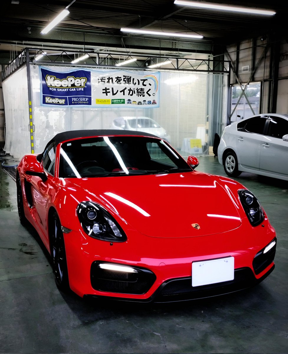 #房総半島 #田舎暮らし 
#ドライブ #981Boxster #GTS 
今日は珍しくWRXで昼メシドライブもみじロード😉
ボクスターは昨夜洗車してもらってピカピカだから梅雨の間は封印かな?😅
