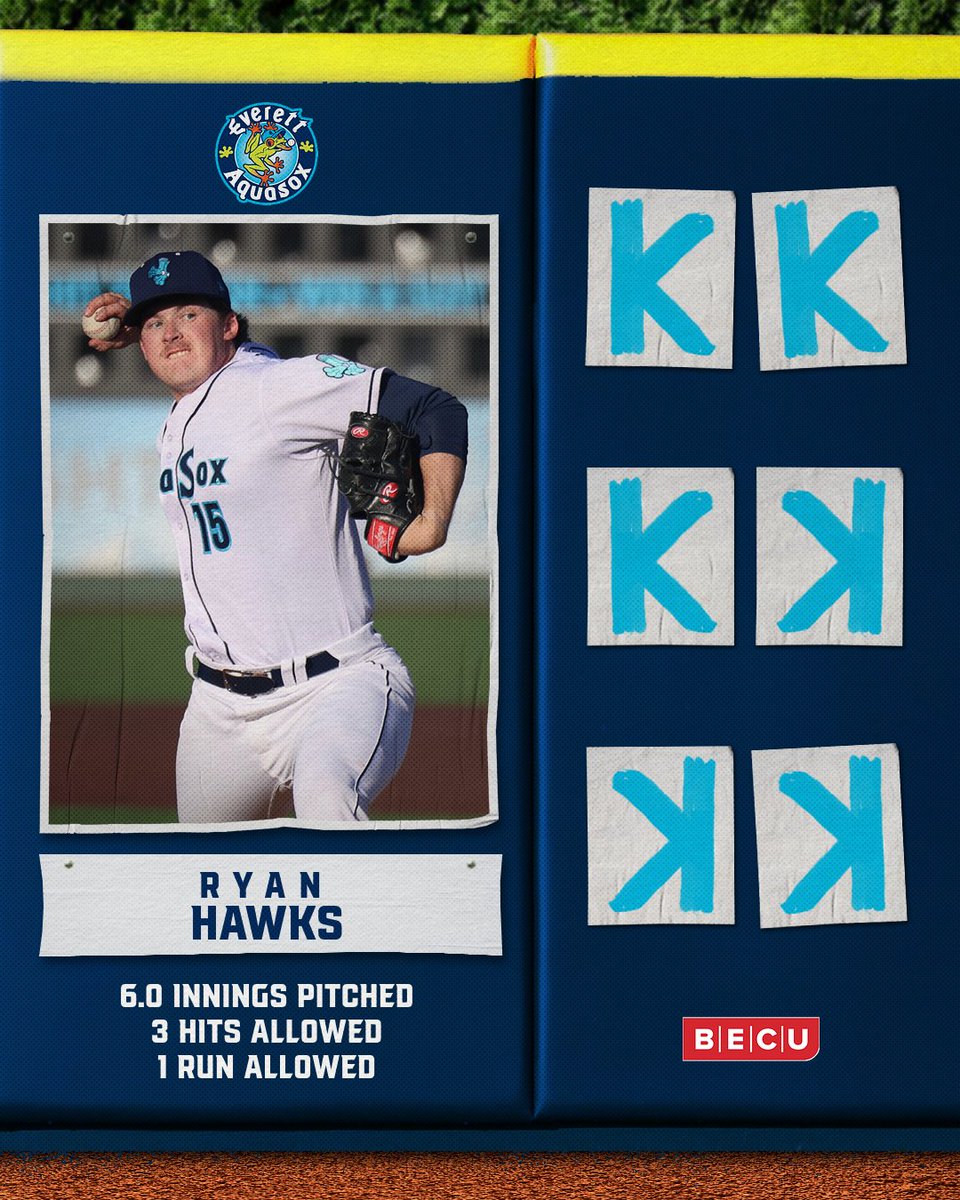 Friday Night Lights! After yet another spectacular outing, Ryan Hawks' evening is over.

For every strikeout recorded by an AquaSox pitcher this season, <a href="/BECU/">BECU</a> will make a donation to <a href="/housing_hope/">Housing Hope</a>!