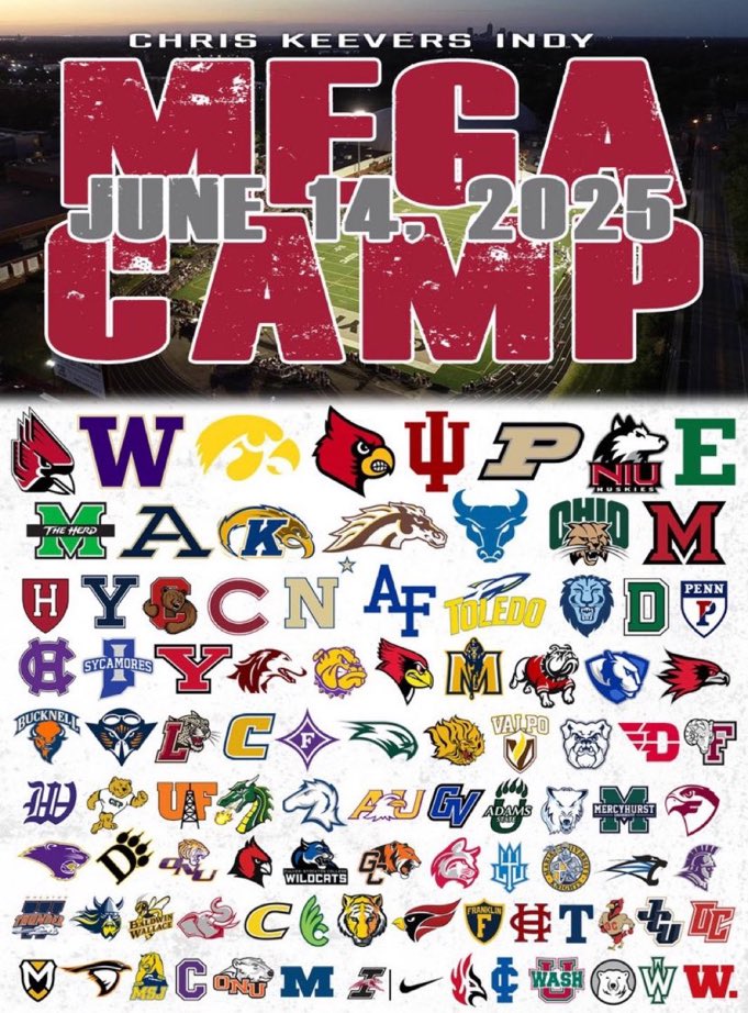Cjohnson55_'s tweet photo. I will be attending Chris Keevers Indy mega camp tomorrow ready to compete https://t.co/kGw4WwWA9h