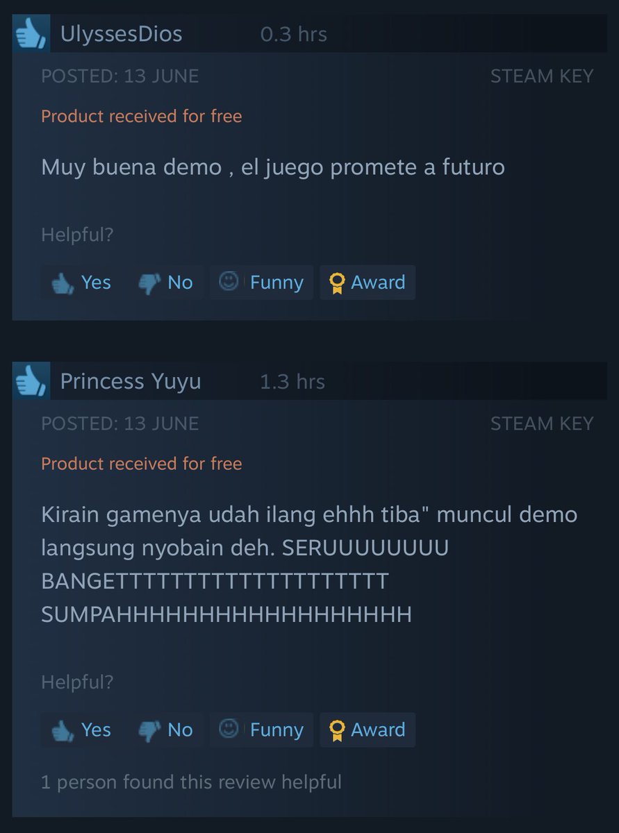 Kris Antoni - Toge Productions (@kerissakti) on Twitter photo Whisper Mountain Outbreak Demo is 91% positive with 95 reviews!
Give it a try and play it with your friends (alone is fine too)
Don’t forget to leave a review and let others know what you think 😎👍 Whisper Mountain Outbreak Demo is 91% positive with 95 reviews!
Give it a try and play it with your friends (alone is fine too)
Don’t forget to leave a review and let others know what you think 😎👍