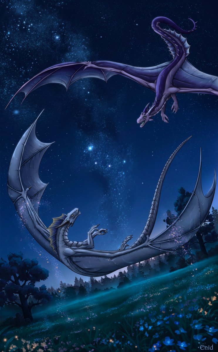 Amendelwyr (@amendelwyr) on Twitter photo Magical Night Flight
Made by @/Enid (FA)
Features: <a href="/Amendelwyr/">Amendelwyr</a> as Amendelwyr and @/WyvernHugs as Iolanthe.
A world of light and open space. This is where they open wings. A dragon's realm, where freedom sings.
Here they will soar and dive. Stars glinting off scales, alive. All Magical Night Flight
Made by @/Enid (FA)
Features: <a href="/Amendelwyr/">Amendelwyr</a> as Amendelwyr and @/WyvernHugs as Iolanthe.
A world of light and open space. This is where they open wings. A dragon's realm, where freedom sings.
Here they will soar and dive. Stars glinting off scales, alive. All