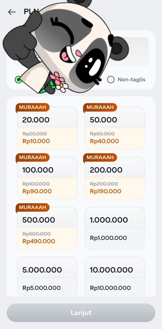 Kalau ada yang lebih murah, ngapain bayar mahal?
Token PLN di aplikasi GoPay lagi promoooo 50% bro