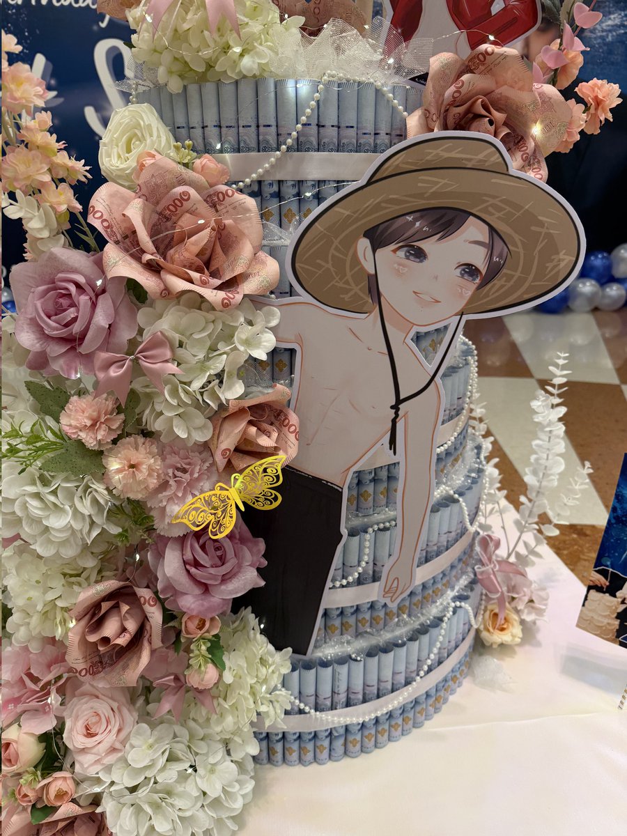 🦈EST SUPHA 24TH BD
PROJECT② Money Cake💰🎂

<a href="/EstRvp/">est_rvp</a> May all your dreams come ture, We will support you as always

Love from Westey Chinese Bestie💙

Fanart by: <a href="/Ruiiihanbb/">Ruiiiii🌻🌻</a> 
Thx to photo provider <a href="/cjin8747/">cjin❤️</a>

Money Cake: 33,700 THB 💵  

EST BD 2025
#SpreadLoveWithEst
#est_rvp