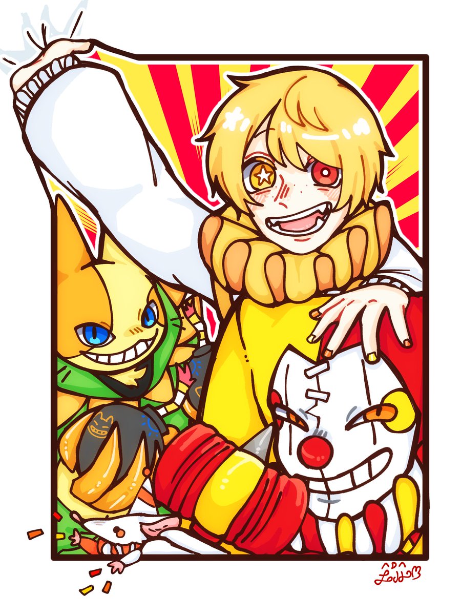 #創作漬け
ポプステ！🤡🌟
(ポップ・ポップ×ステラ)