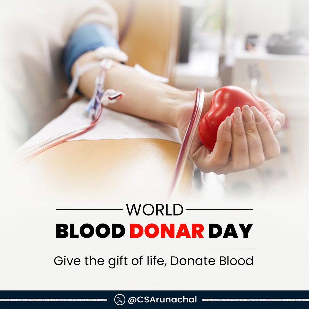 On the occasion of #WorldBloodDonorDay, I extend my sincere gratitude to all blood donors.
Your selfless act embodies the highest values of compassion and humanity, offering countless individuals renewed hope and a second chance at life. Thank you for being the lifeline that so
