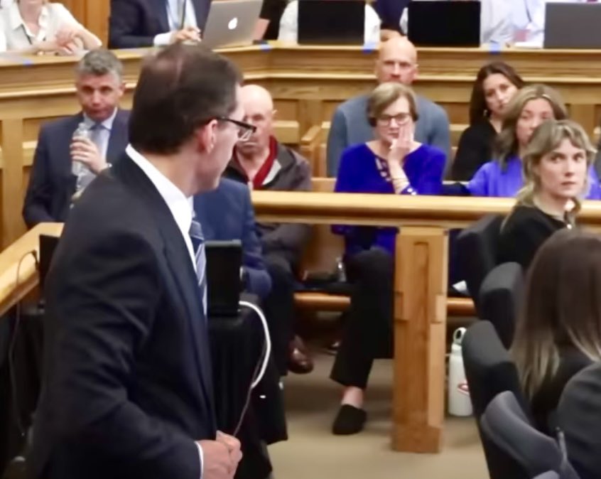 That look that Hank gave Peggy O’Keefe just before delivering a powerful summation bookended by a heartfelt tribute to her cherished son, was unforgettable.