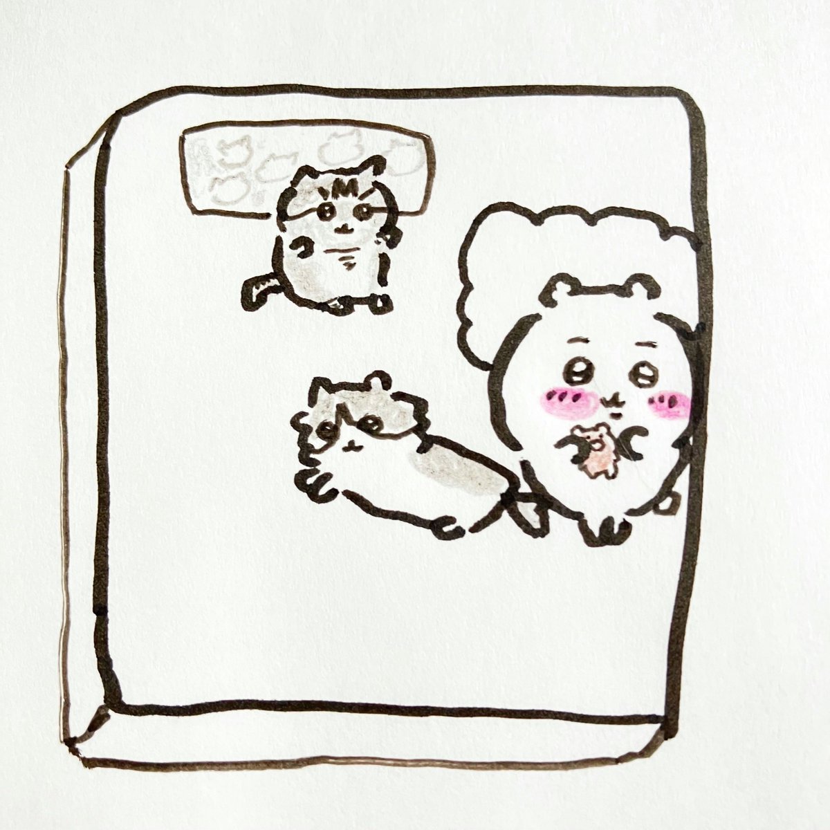 ちいたんーはまいばんこうやってーねてーいるよ🌛