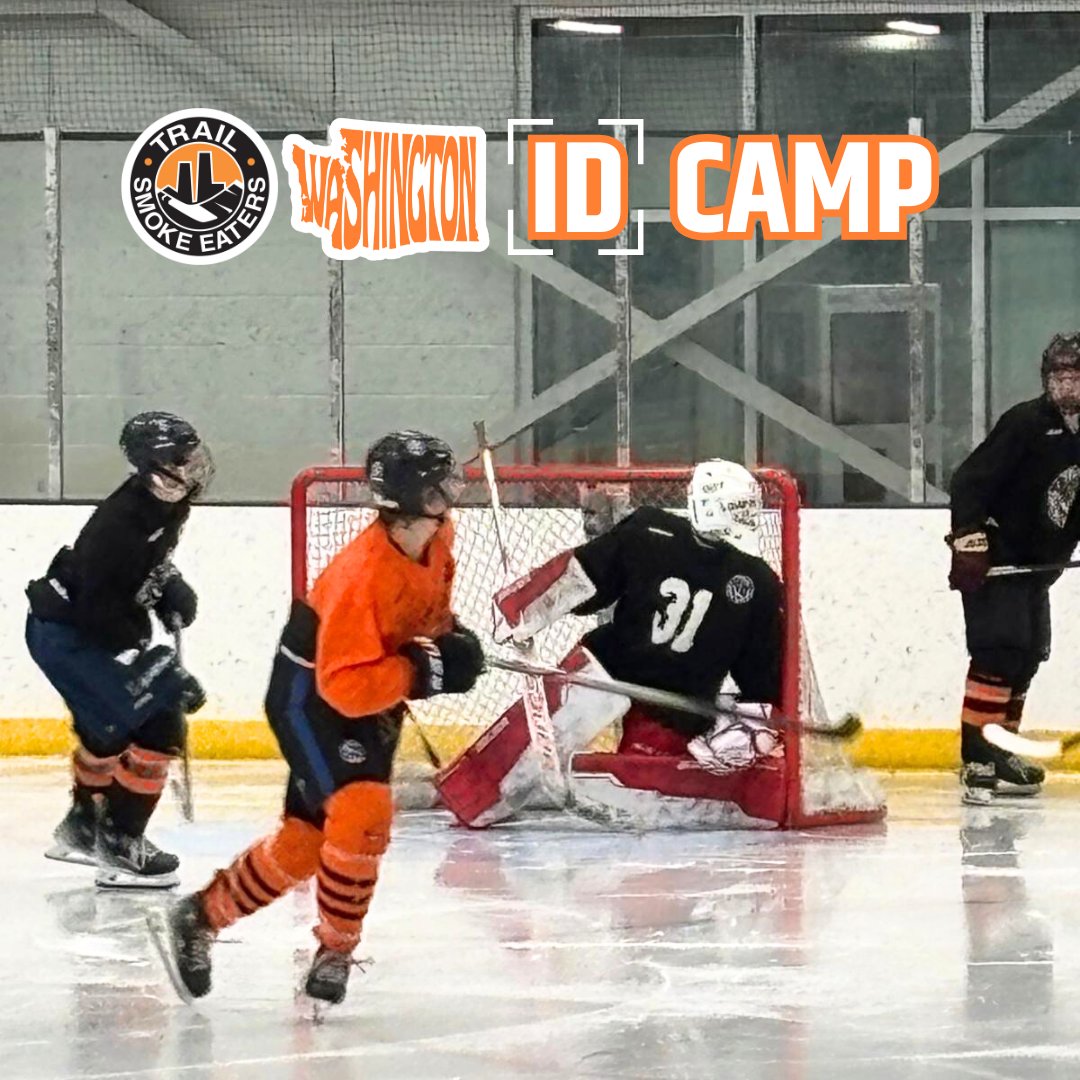 🔥 Day 1 is in the books at the Trail Smoke Eaters Washington ID Camp! From the first puck drop, the talent on display has been turning heads. We can’t wait to see what Day 2 brings tomorrow! #WeAreSmokeEaters