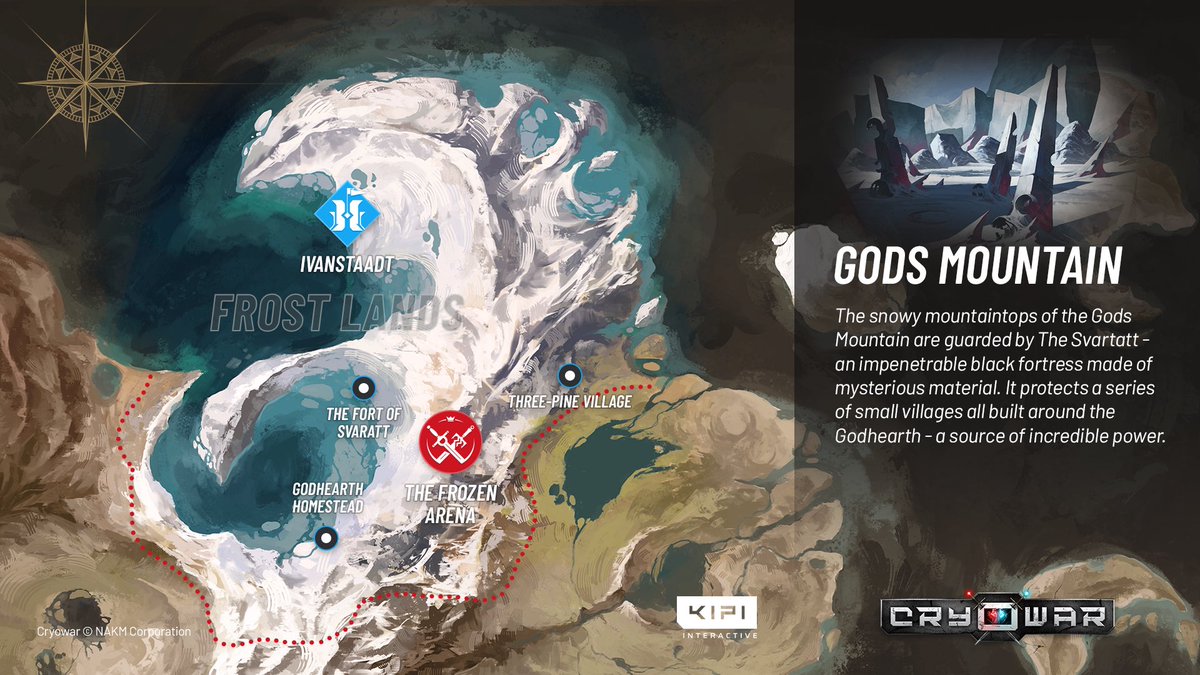 The Godhearth—source of immense power—lies at the heart of villages nestled in the snowy peaks of Gods Mountain. Guarding it: The Svartatt, a black fortress forged from mysterious, unbreakable stone. 🏔️🏰 #Cryowar
#PvP