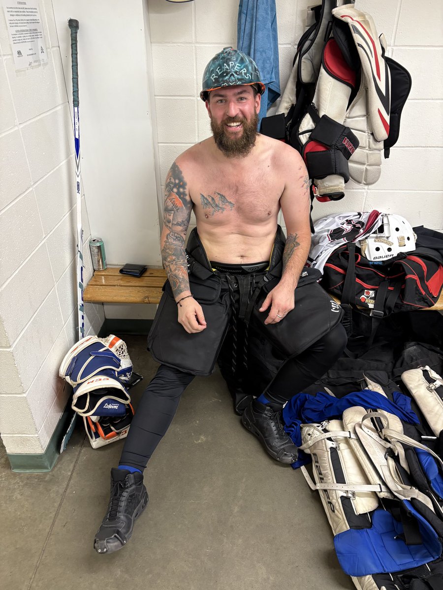 2-0 win tonight over the Thirsty Pigeons! Trevor Savage was solid start to finish, and his 29 save shutout earned him the #ReaperOfTheGame
