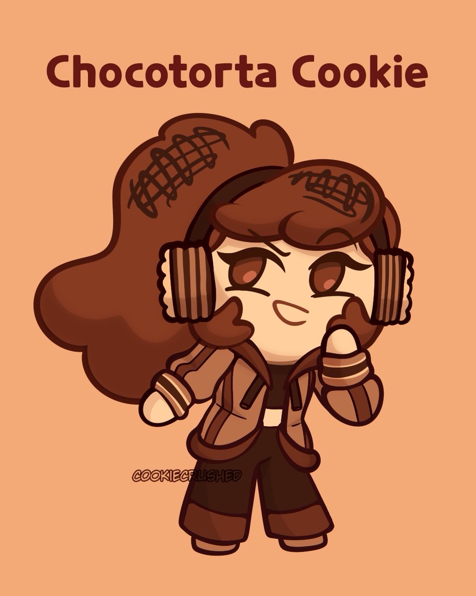 Designed a silly for art fight! Mostly in case I attack another cookie run artist and they don't feel like drawing my humanoid characters. #crk #crkoc