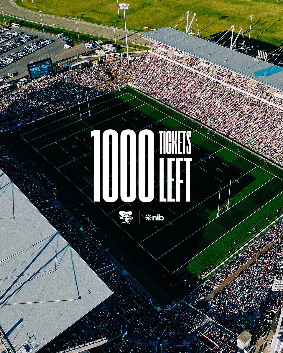 Just 1000 seats remain! ⚔️

Please note today’s Kids Go Free ticket allocation has now been exhausted.

#defendthekingdom