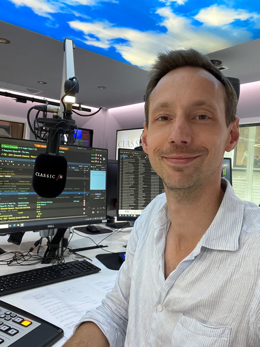 Welcoming the weekend on <a href="/ClassicFM/">Classic FM</a> - do join me Sat/Sun 4-7am