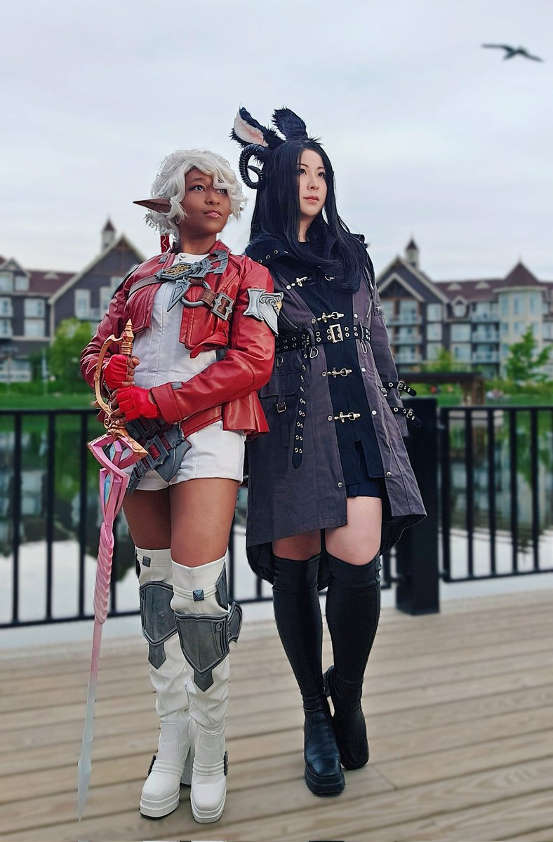 First day of Yeticon! Grabbed our badges then did a quick Alisae/WOL shoot with <a href="/Akakioga/">Akakioga @Yeticon✨</a> 

After changing out we sorted our Final Fantasy MTG cards and did a some sealed deck building in the hotel room