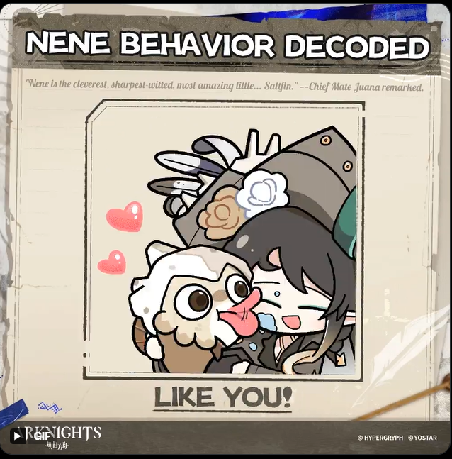 DIMM_0's tweet photo. @ArknightsEN #Arknights #NeneBehavior https://t.co/omnX0H5O2b