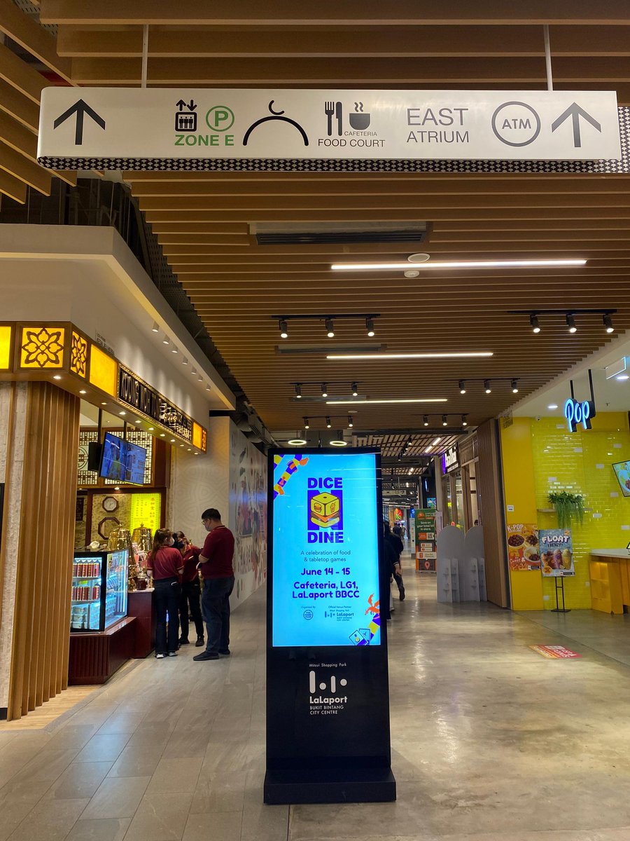 Day 1 of Dice 'N Dine is officially open for business! Come visit us at LaLaport BBCC's LG1 Cafeteria to enjoy some fun boardgames!