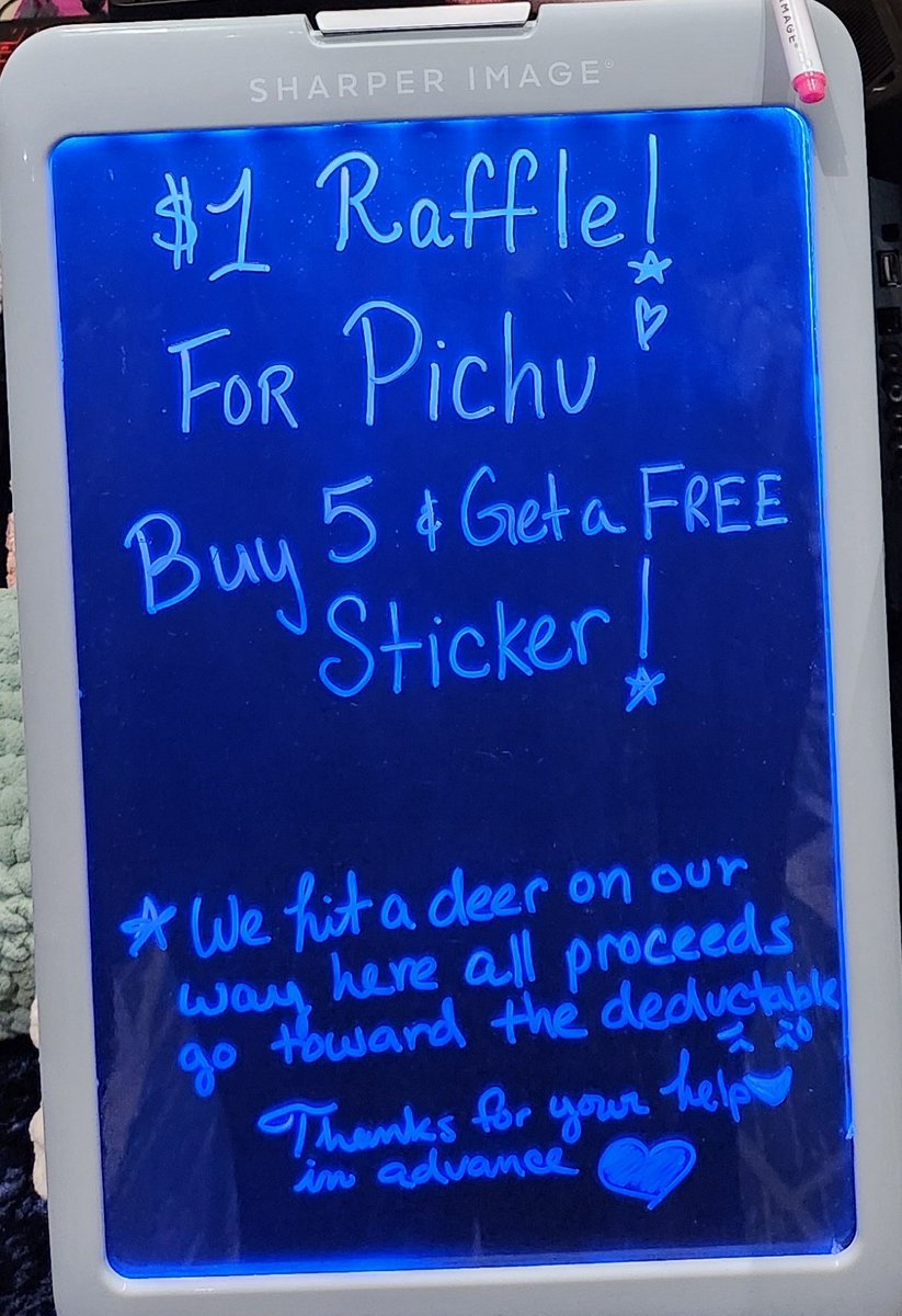 Drop by the Splendid Treasures booth V20 at Ceo to get your raffle tickets to win Pichu! 

Drawing on Sunday at 8pm at the Booth ❤️