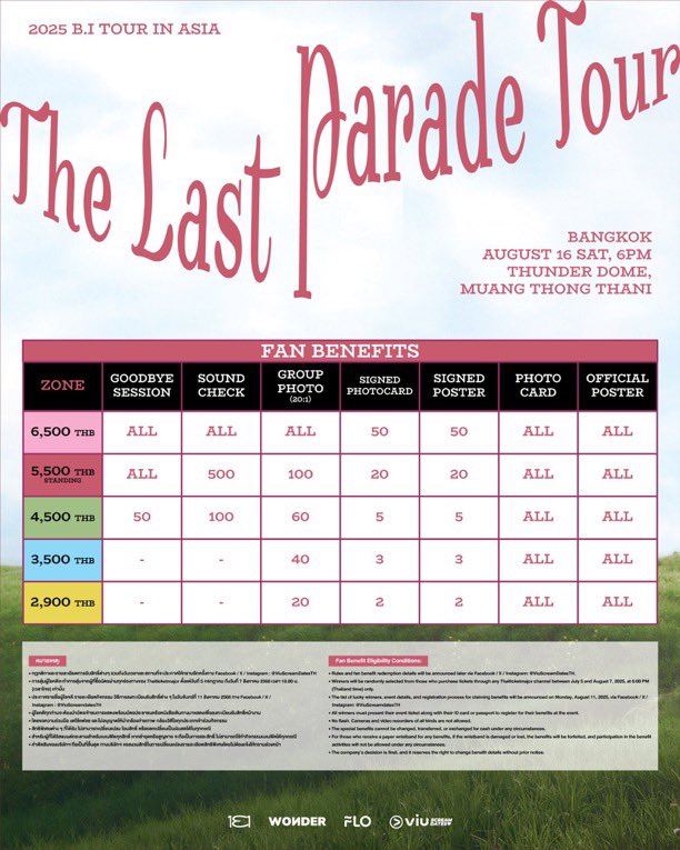 ไม่ใช่ทุกคนที่
🍿 ให้เบเนฟิตจุกๆ
🧭 เดินวนครบทุกโซนเพื่อไปจุ่มหัวแฟนๆ
🧸 ลงจากเวทีมาเต้นกับแฟนๆ
🎤 เล่นคอนยาว 3 ชม แล้ว encore เพิ่มให้อีก
🕯️ ยืดเวลาจนแฟนๆร้องขอกลับบ้าน

มาดูด้วยตาตัวเองแล้วจะเข้าใจว่าทำไมทุกคนถึงพูดว่า “ไม่ใช่ทุกคน…แต่เป็นฮันบิน” 💘
#2025THELASTPARADEINBANGKOK