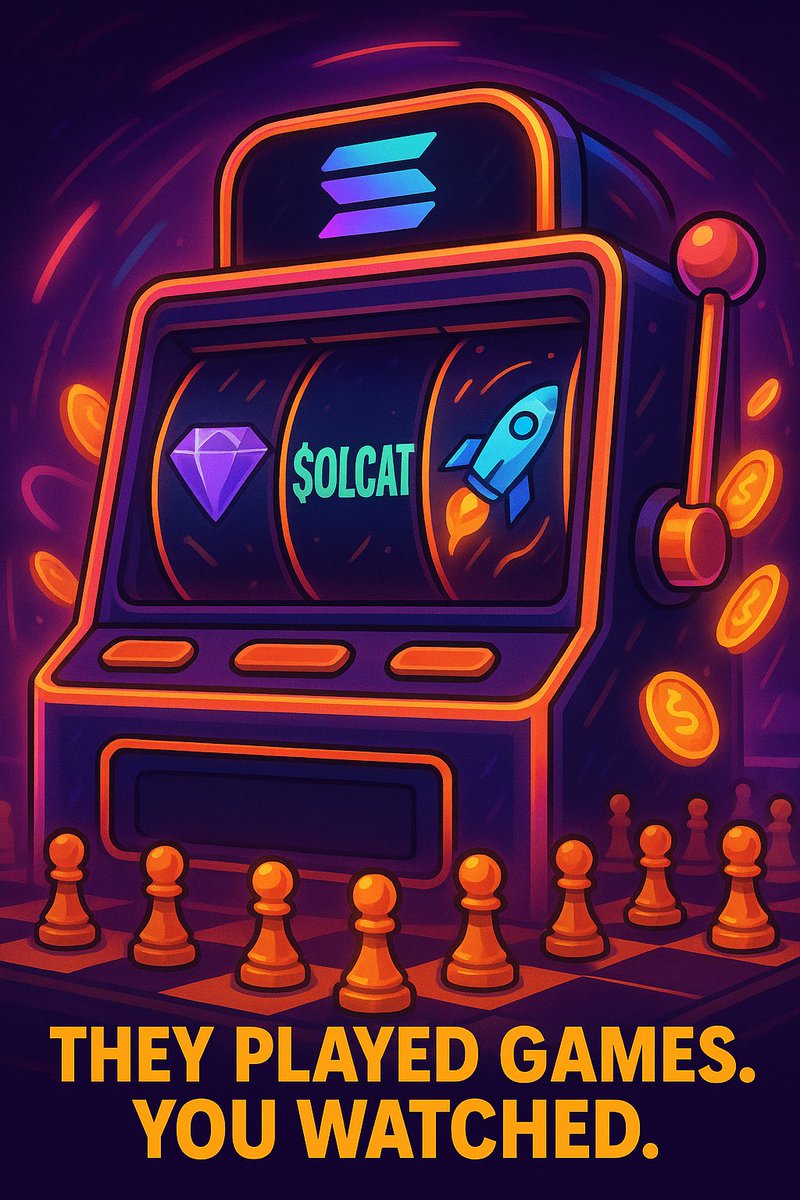 solcat_gaming's tweet photo. They hit spin. You hesitated.
While others were staking, swapping, and stacking $SOLCAT…
you were still “watching.”
This isn’t just a meme. It’s a machine. 🎰
▶️ Play now: https://t.co/CPmzay8bRR
#SOLCAT #CryptoCasino #Gaming #SolanaEcosystem #Next100x #CoinMagic #DegenLife https://t.co/ywSPSYKZSc