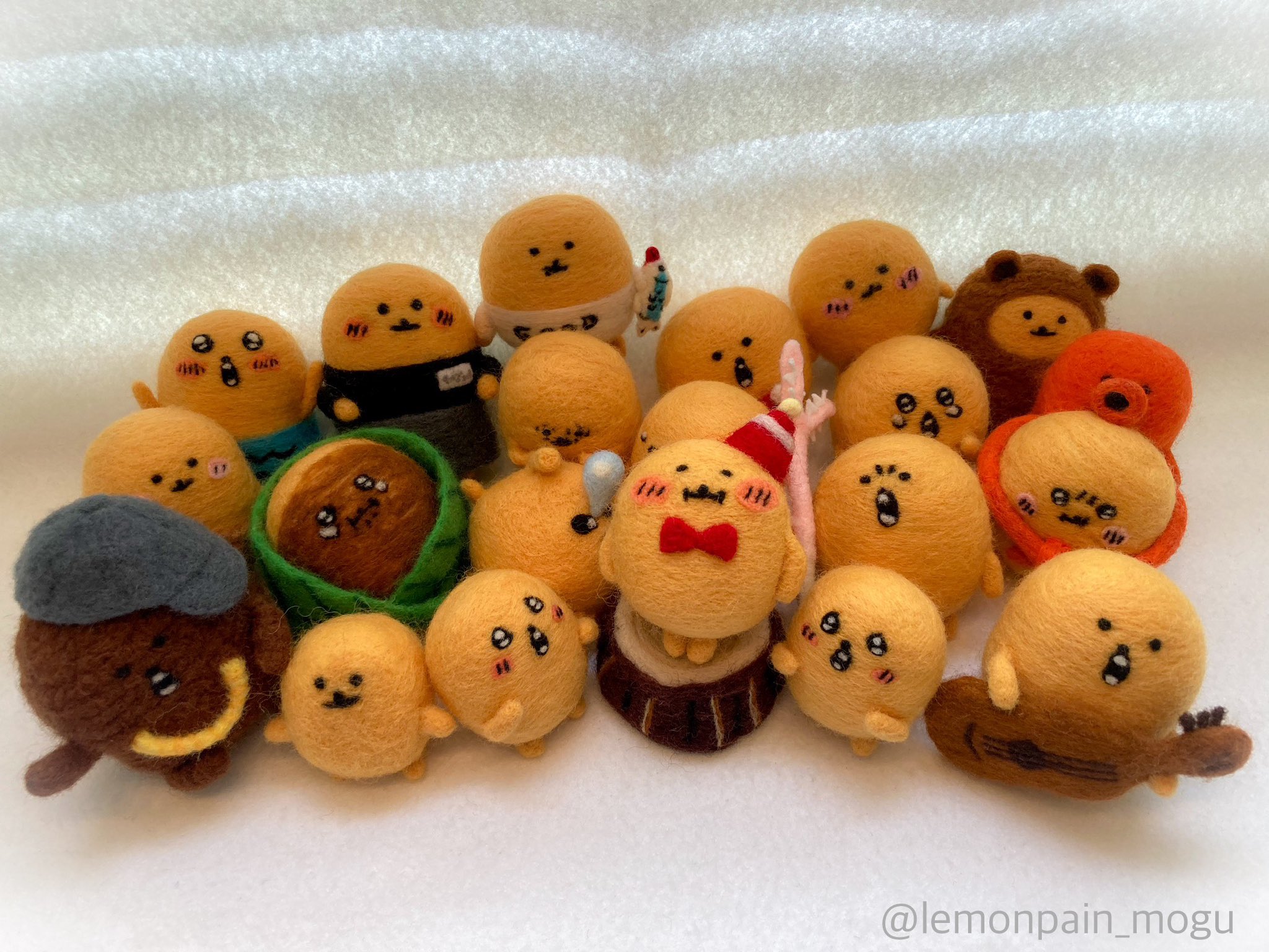 ぬいぐるみ　ころっけ　ハンドメイド ぬいぐるみ ころっけ ハンドメイド