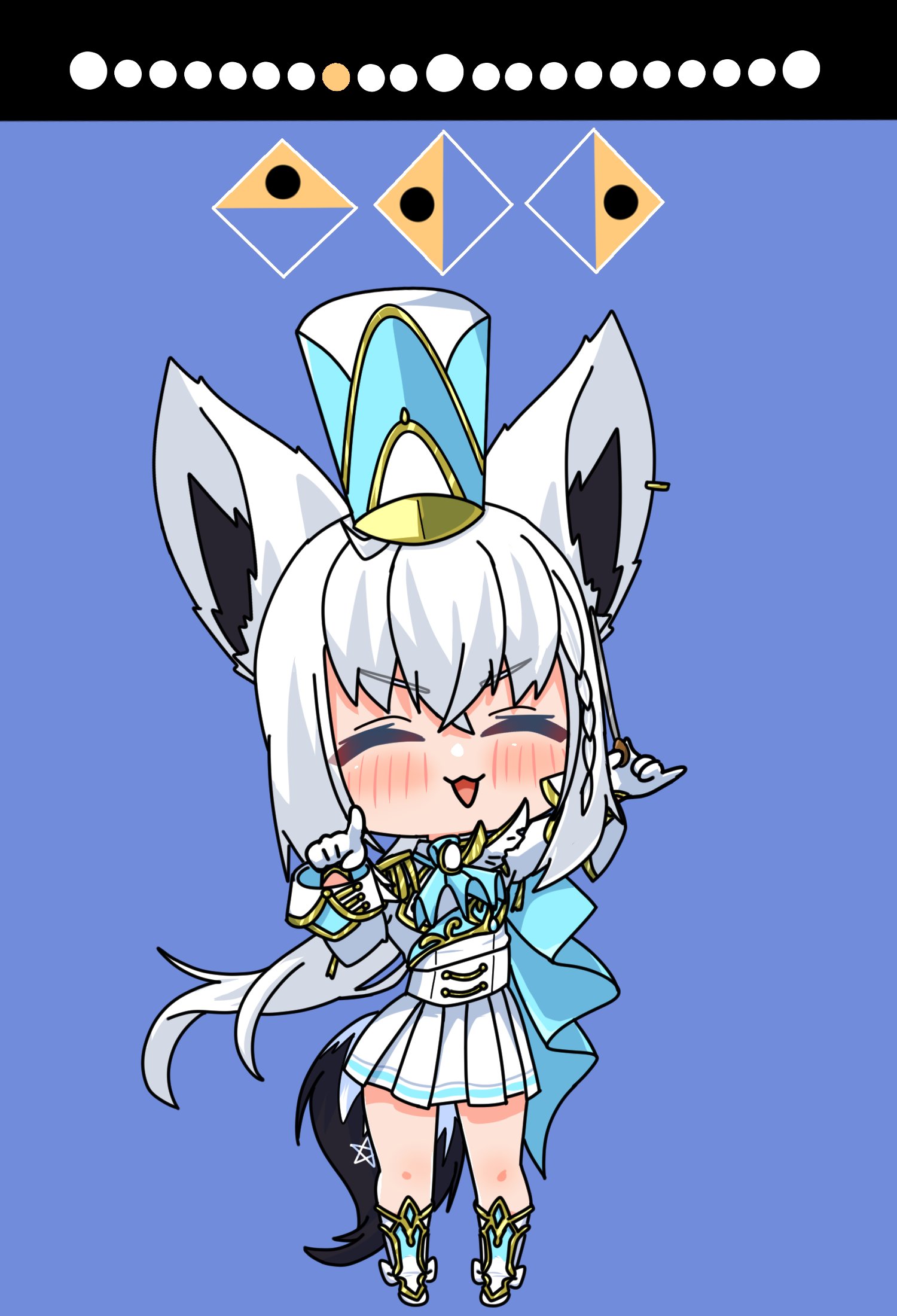 自作の絵 イラスト ふっちゃん （秋の一枚完成）