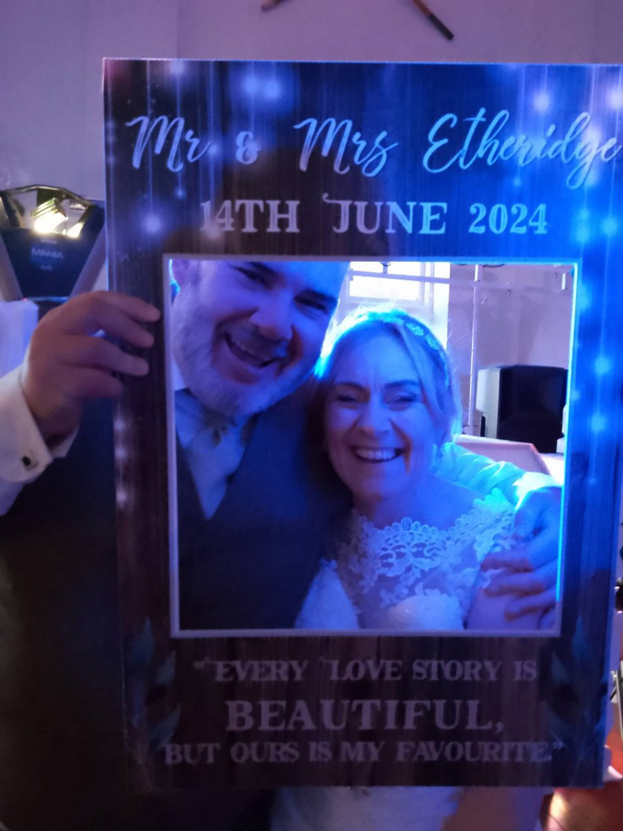 Happy 1st wedding to my amazing, gorgeous wife……..you bring me so much happiness and love ❤️ Love you very much ❤️🤵👰🍾🥂