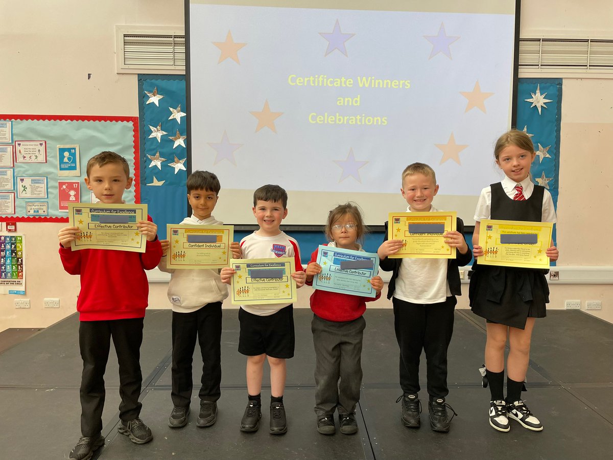 Well done to our P1-4 certificate winners this week 👏🏻💫
