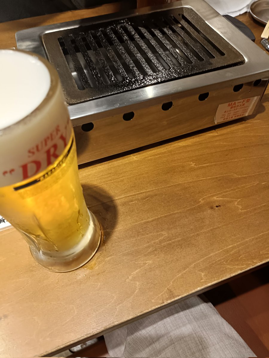 焼肉ご馳走になってる、誕生日😼
